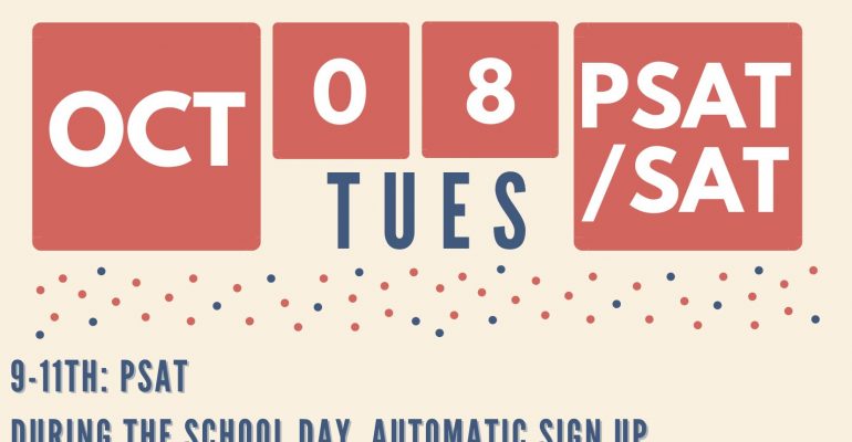 SAT PSAT SAVE THE DATE