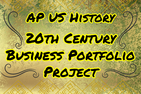 Thumbnail APUSH 20th Century Portfolio