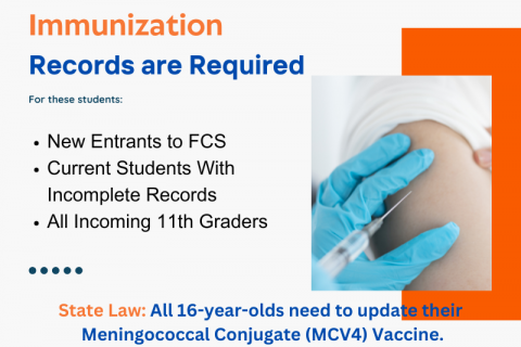 Immunizations Required